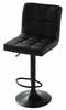 Baaritool OTE Kappa, 42 x 37 x 95-116 cm, must
