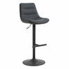 Baaritool Actona Adisa, 52,5 x 47 x 95 cm, tumehall/matt must teras, 2 tk