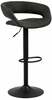 Baaritool Actona Nina, 48,5 x 54,5 x 104 cm, must/antratsiit