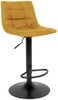 Baaritool House Nordic Middelfart, 43 x 43 x 88-108 cm, kollane