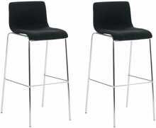 Baaripukkide komplekt Mville Hover, 4-jalaline kroomitud raam, 2 tk