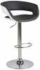 Baaritool Home4you, 54,5 x 48,5 x 104 cm, valge/must