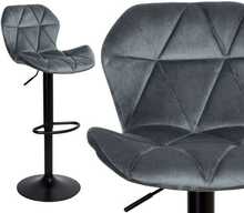 Baaritool Velvet Gordon, grafiit