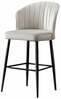 Baaritoolide komplekt Kalune Design Rubi 107BCK1158, 42 x 52 x 97 cm, must/kreemjas