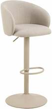 Baaritool Actona Eleanor Basel 24, 56 x 53 x 65-86 cm, beež