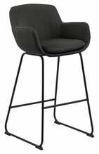 Baaritool Actona Lisa Town 33 75937, 53 x 52 x 100 cm, must/tumehall