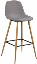 Baaritool Actona Wilma 16832, 46,6 x 51 x 90 cm, helehall/tamm