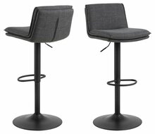 Baaritool Actona Flynn Basel 19, 53 x 44 x 107 cm, must/hall