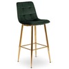Baaritool Mebel Elite Ariel, tumeroheline samet