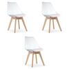 Toolide komplekt Leobert Mark, valge/pruun, 3 tk