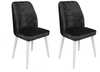 Toolide komplekt Kalune Design Dallas 587 V2, 49 x 50 x 90 cm, antratsiit/valge, 2 tk