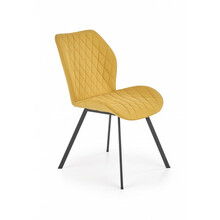 Söögitool Halmar K360, 51 x 64 x 90 cm, kollane/pruun