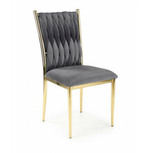 Söögitool Halmar K436, 48 x 55 x 94 cm, hall/kuldne