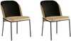 Toolide komplekt Kalune Design DR 145 V2, 55 x 54 x 86 cm, must/kreemjas, 2 tk