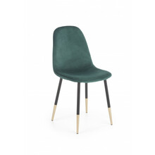 Söögitool Halmar K379, 45 x 48 x 88 cm, tumeroheline/roheline