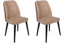 Toolide komplekt Kalune Design Alfa 433, 49 x 50 x 90 cm, must/beež, 2 tk