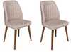 Toolide komplekt Kalune Design Alfa 465 V2, 49 x 50 x 90 cm, pähkel/liiv, 2 tk