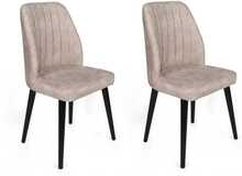 Toolide komplekt Kalune Design Alfa 469, 49 x 50 x 90 cm, matt, must/kreemjas, 2 tk