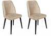 Toolide komplekt Kalune Design Alfa 434, 49 x 50 x 90 cm, must/kreemjas, 2 tk