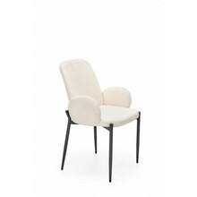 Söögitool Halmar K477, 58 x 58 x 89 cm, kreem/valge