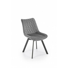 Söögitool Halmar K520, 63 x 46 x 80 cm, hall/must