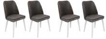 Toolide komplekt Kalune Design Tutku 321 V4, 49 x 50 x 90 cm, antratsiit/valge, 4 tk
