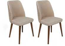 Toolide komplekt Kalune Design Tutku 346 V2, 49 x 50 x 90 cm, matt, pähkel/kreemjas, 2 tk