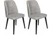 Toolide komplekt Kalune Design Dallas 524, 49 x 50 x 90 cm, matt, must/hall, 2 tk