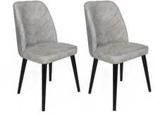 Toolide komplekt Kalune Design Dallas 524, 49 x 50 x 90 cm, matt, must/hall, 2 tk