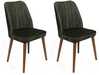 Toolide komplekt Kalune Design Alfa 462, 49 x 50 x 90 cm, pähkel/samblaroheline, 2 tk