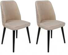Toolide komplekt Kalune Design Tutku 306 V2, 49 x 50 x 90 cm, must/kreemjas, 2 tk