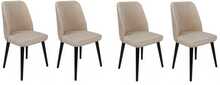 Toolide komplekt Kalune Design Tutku 306 V4, 49 x 50 x 90 cm, must/kreemjas, 4 tk
