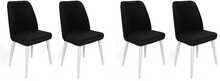 Toolide komplekt Kalune Design Tutku 331 V4, 49 x 50 x 90 cm, matt, valge/must, 4 tk
