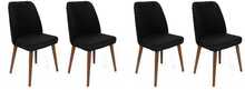 Toolide komplekt Kalune Design Tutku 351 V4, 49 x 50 x 90 cm, must/pähkel, 4 tk