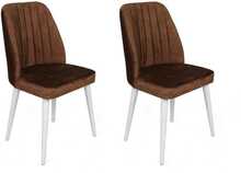 Toolide komplekt Kalune Design Alfa 496, 49 x 50 x 90 cm, pruun/valge, 2 tk