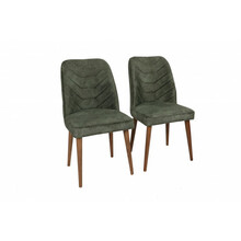 Söögitool Kalune Design Dallas 565, 49 x 50 x 90 cm, pähkel/tumeroheline