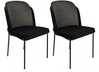 Toolide komplekt Kalune Design Dore 150, 55 x 54 x 86 cm, must/hall, 2 tk