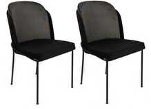 Toolide komplekt Kalune Design Dore 150, 55 x 54 x 86 cm, must/hall, 2 tk