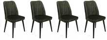Toolide komplekt Kalune Design Alfa 432 V4, 49 x 50 x 90 cm, matt, must/samblaroheline, 4 tk