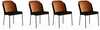 Toolide komplekt Kalune Design DR 147 V4, 55 x 54 x 86 cm, must/pronks, 4 tk