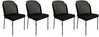 Toolide komplekt Kalune Design Dore 150 V4, 55 x 54 x 86 cm, must/hall, 4 tk