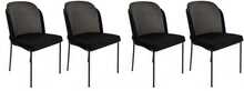 Toolide komplekt Kalune Design Dore 150 V4, 55 x 54 x 86 cm, must/hall, 4 tk