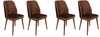 Toolide komplekt Kalune Design Dallas 556 V4, 49 x 50 x 90 cm, pähkel/pruun, 4 tk