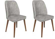 Toolide komplekt Kalune Design Alfa 468 V2, 49 x 50 x 90 cm, hall/pähkel, 2 tk