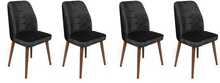 Toolide komplekt Kalune Design Dallas 557 V4, 49 x 50 x 90 cm, matt, pruun/antratsiit, 4 tk