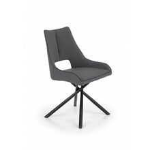 Söögitool Halmar K409, 49 x 52 x 84 cm, hall/must
