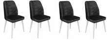 Toolide komplekt Kalune Design Dallas 587 V4, 49 x 50 x 90 cm, antratsiit/valge, 4 tk