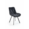 Söögitool Halmar K519, 63 x 54 x 86 cm, must