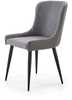 Söögitool Halmar K333, 49 x 62 x 87 cm, hall/must