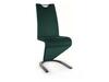 Söögitoolide komplekt Signal H090 Velvet, roheline/must, 2 tk